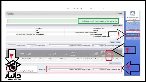 صدور گواهی موقت دانشگاه آزاد